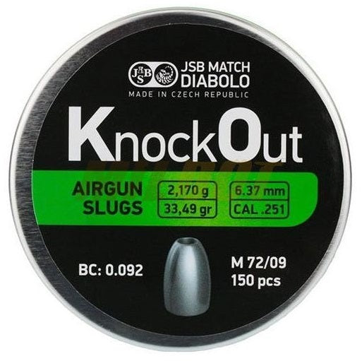 Poston JSB Slugs Knock out 6.35MM 33.49GR