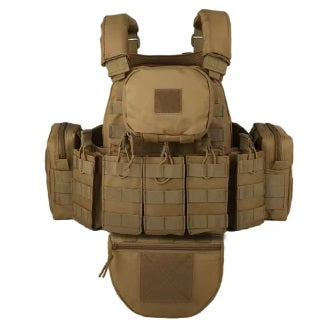 CHALECO ARNES TACTICO COYOTE