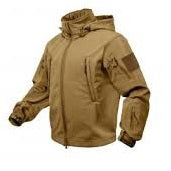 CHAQUETA TACTICA SOFTSHELL COYOTE