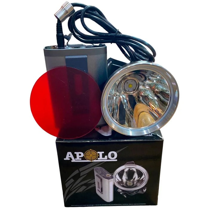 Foco caza de cabeza Apolo 1000 Lm Blanco /Rojo