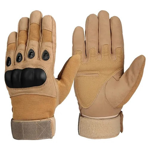 Guante tactico nudillo rigido coyote