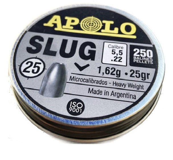 Lata poston marca APOLO modelo SLUG 5.5 18G
