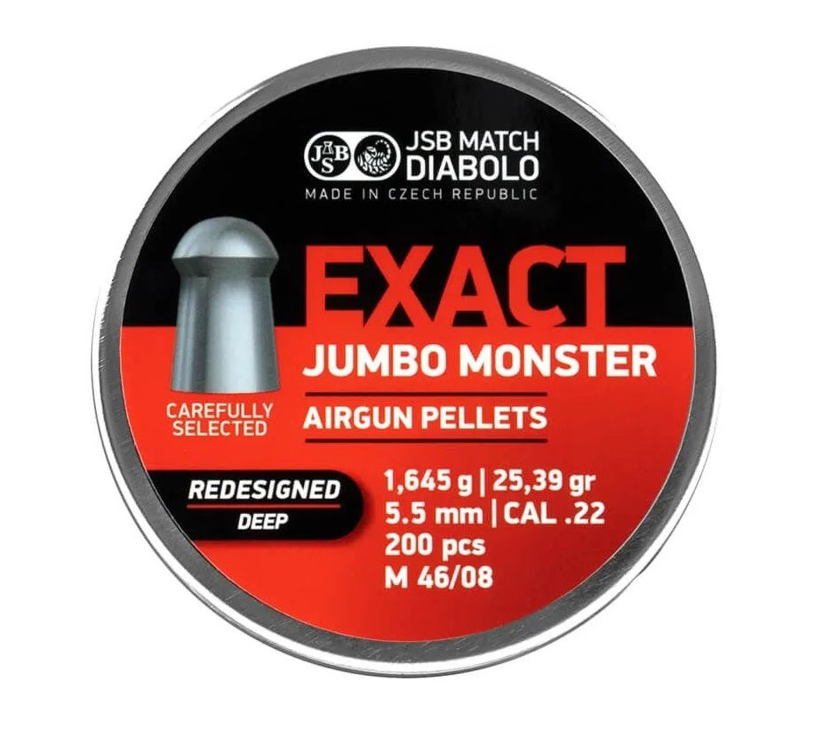 Poston marca JSB Jumbo Monster redesigned calibre 5.5 25.39GR