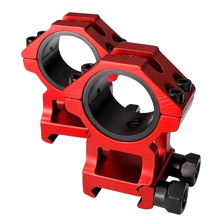 Montura Apolo Anclaje 3/4 22mm rojo