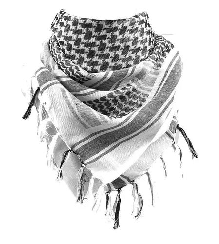 Shemagh palestino color blanco