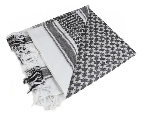 Shemagh palestino color blanco