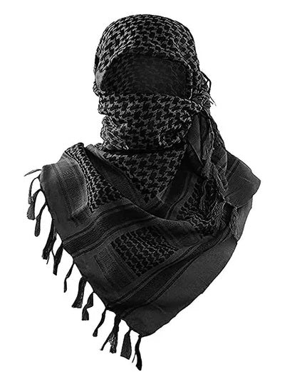 Shemagh palestino color negro FMA