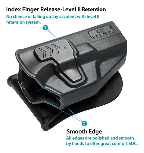 Holster universal marca GF negra