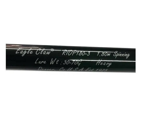 Caña marca Eagle Claw modelo Rio Puelo 1.80MT 3 Tramos