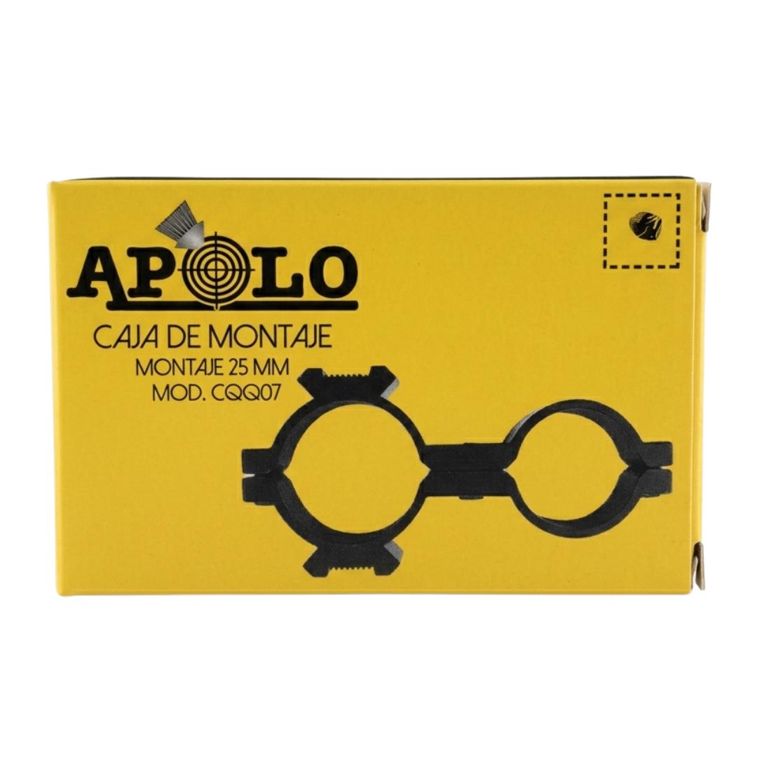 SOPORTE LINTERNA MARCA APOLO PICATINI ALUMINIO 25MM