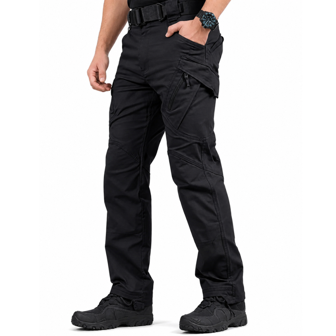 PANTALÓN TÁCTICO RISTOP REPELENTE AL AGUA NEGRO
