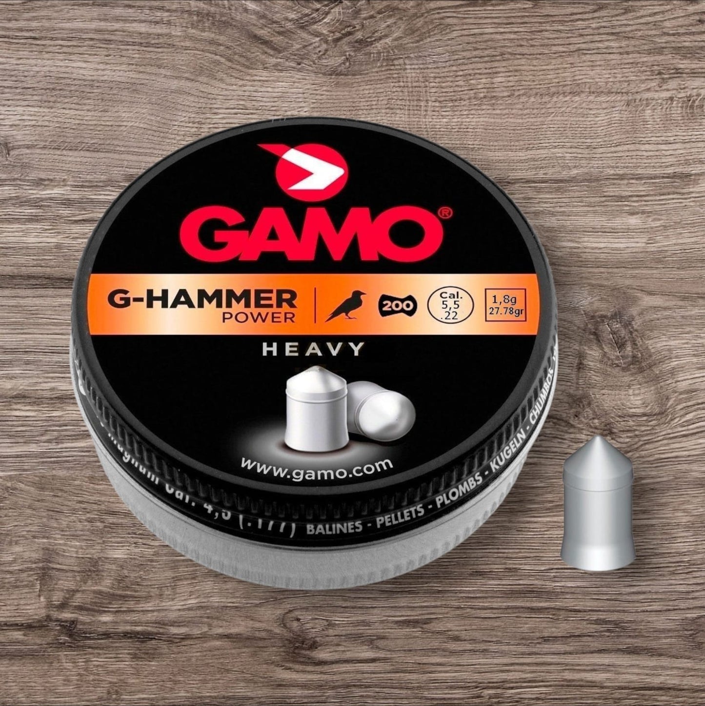 Lata postón Marca Gamo modelo G-Hammer calibre 4.5