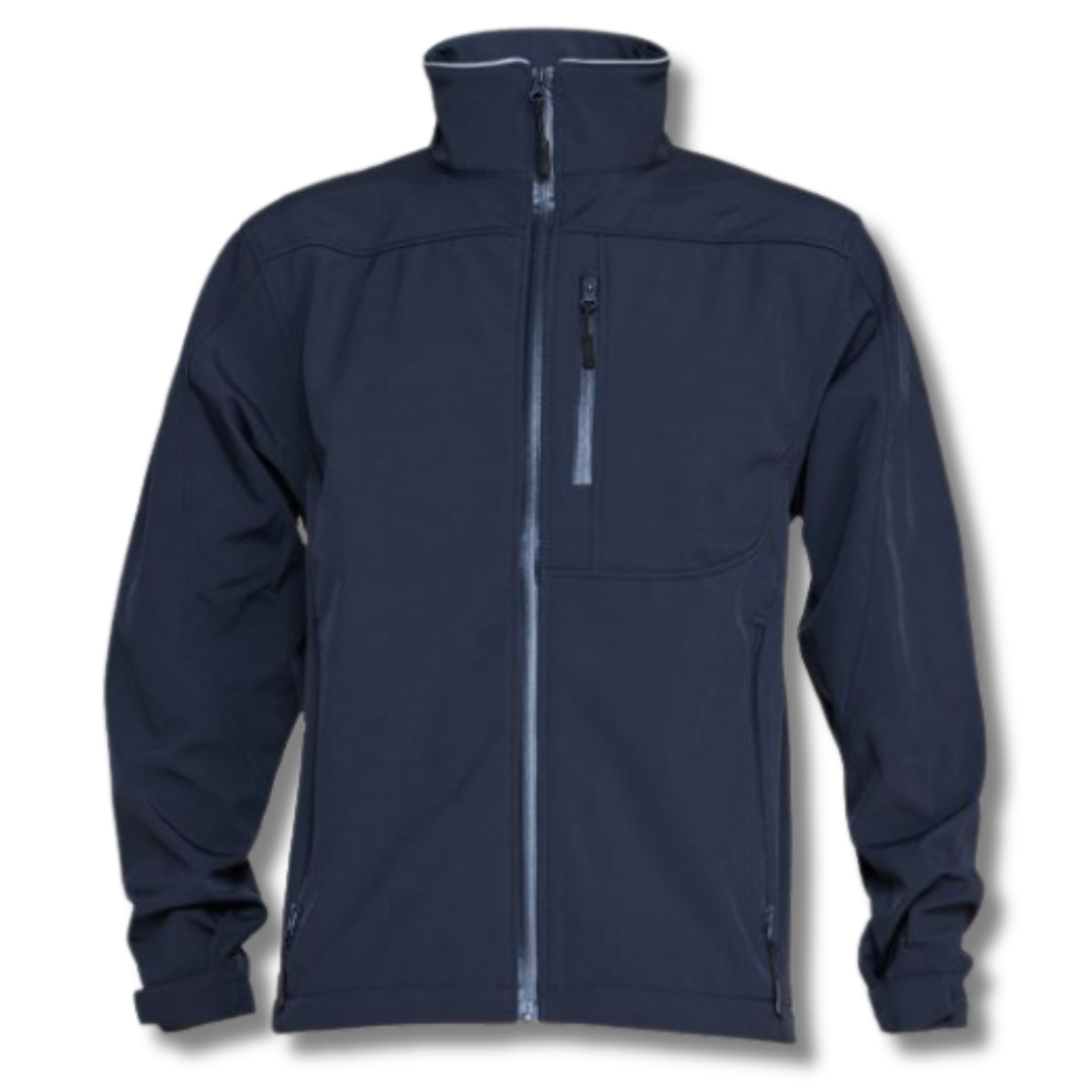 CASACA SOFTSHELL HOMBRE AZUL