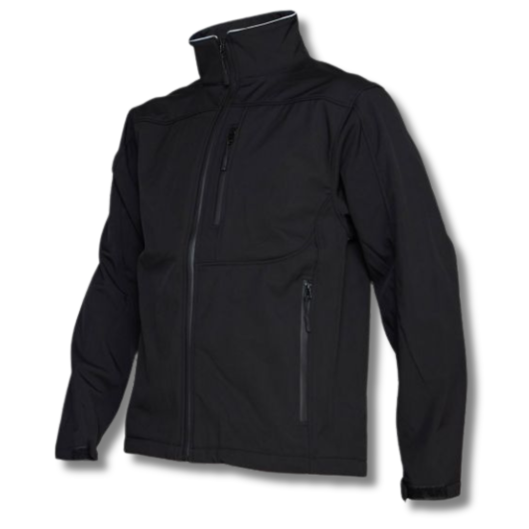 CASACA SOFTSHELL HOMBRE NEGRA