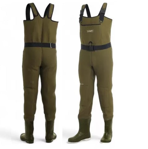 WADER NEOPRENE MARCA HART MODELO HYDRIK 4.5MM C/BOTA