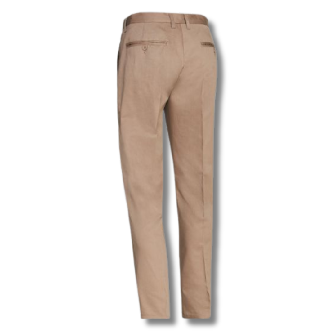 PANTALÓN GABARDINA VARÓN BEIGE