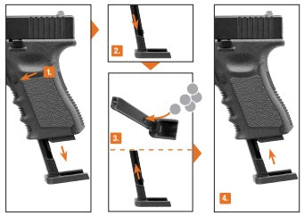 Pistola Glock 19 GEN4 CAL. 4.5 Co2