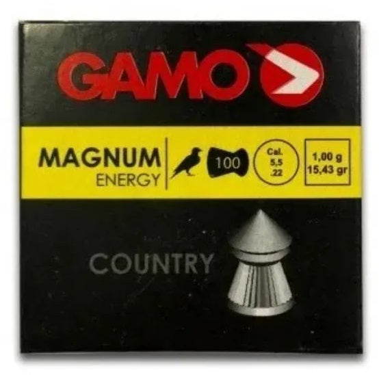 Caja poston marca GAMO modelo Magnum calibre 5.5