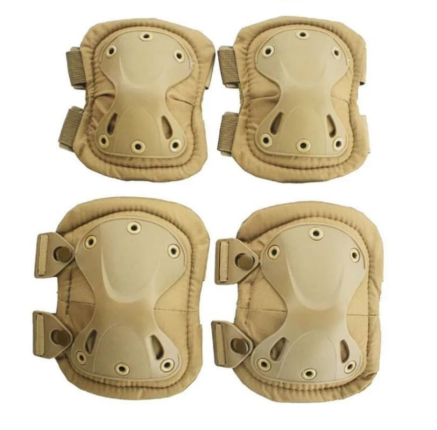 Rodilleras y coderas tacticas coyote