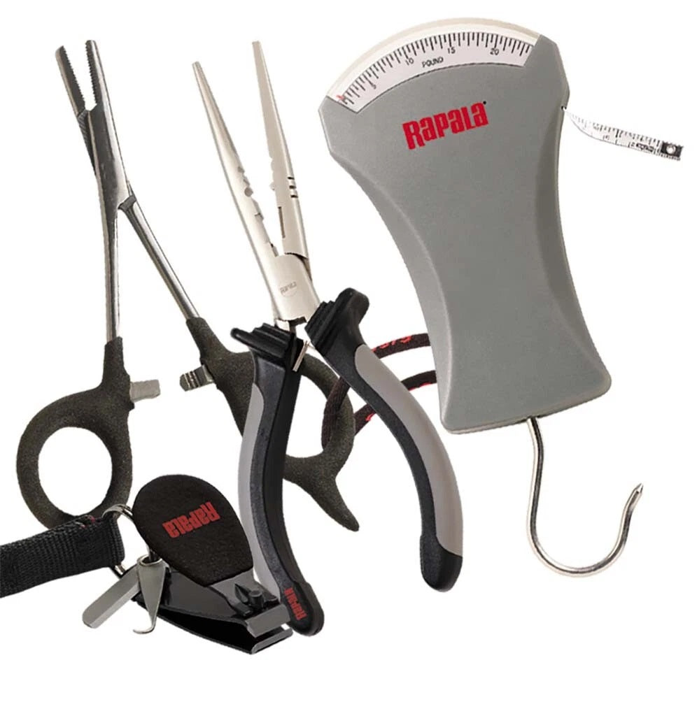 Combo marca Rapala pack D Sportsman alicate pesca