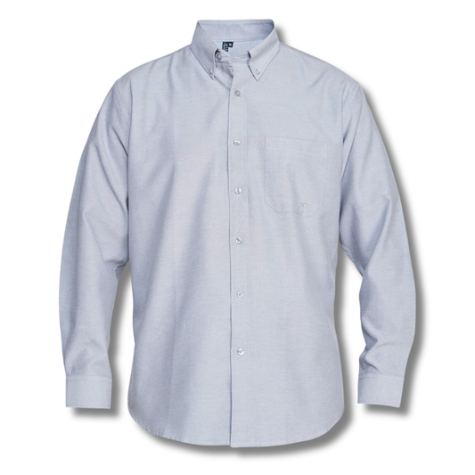 CAMISA OXFORD GRIS