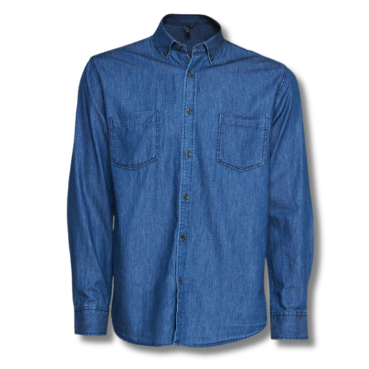 CAMISA DENIM MEZCLILLA AZUL