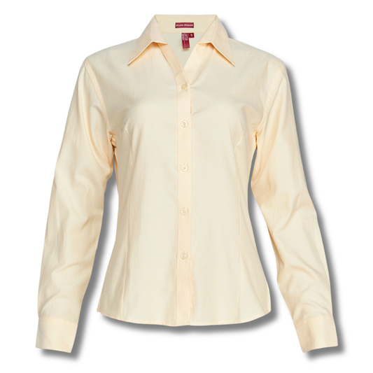 BLUSA OXFORD AMARILLO BARQUILLO