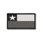 PARCHE BANDERA CHILENA BORDADA NEGRA