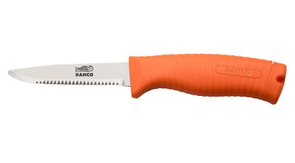 Cuchillo buceo marca Bahco naranjo