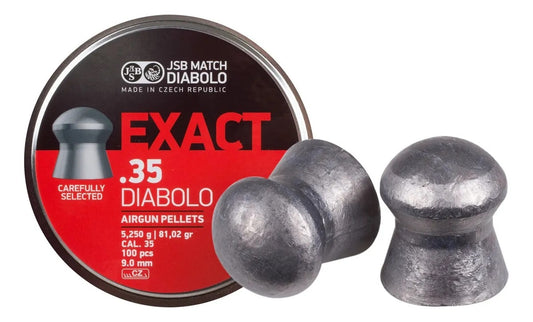 POSTON JSB EXACT CALIBRE 35, 9mm  81.02 gr 100pz