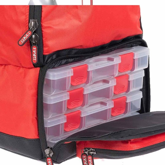 MOCHILA DE PESCA HART ROJA 33LT