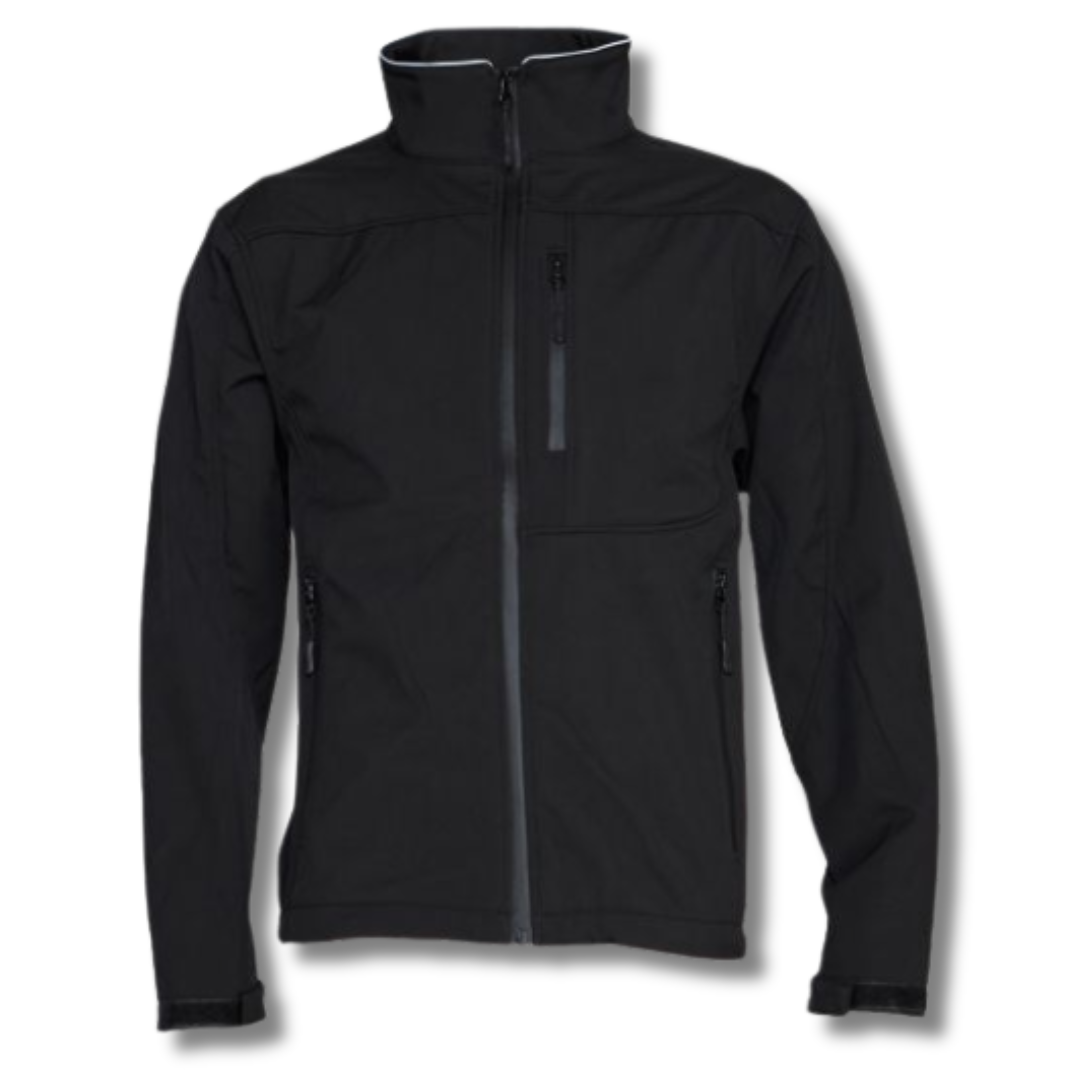CASACA SOFTSHELL HOMBRE NEGRA