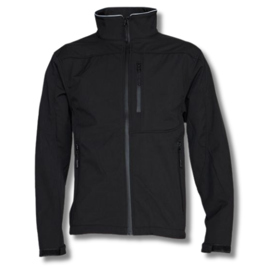 CASACA SOFTSHELL HOMBRE NEGRA