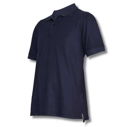 POLERA PIQUE VARÓN AZUL MARINO M/C