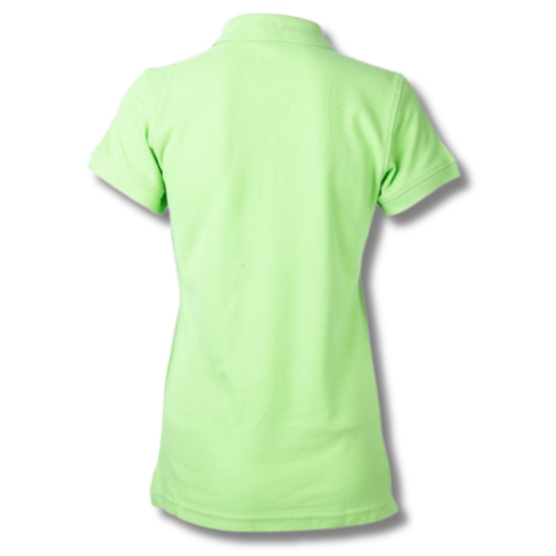 POLERA PIQUE DAMA VERDE PISTACHO M/C
