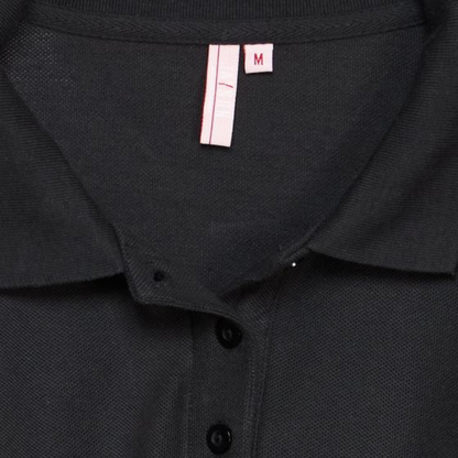 POLERA PIQUE DAMA NEGRO M/L
