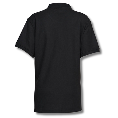 POLERA PIQUE DAMA NEGRA M/C