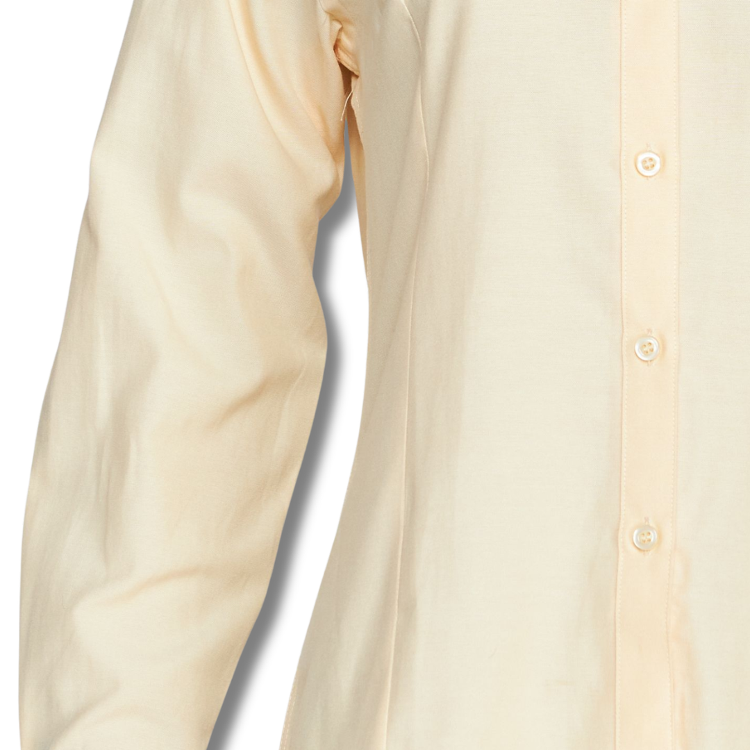 BLUSA OXFORD AMARILLO BARQUILLO