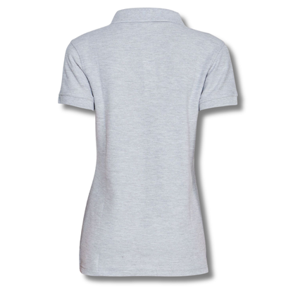 POLERA PIQUE DAMA GRIS M/C