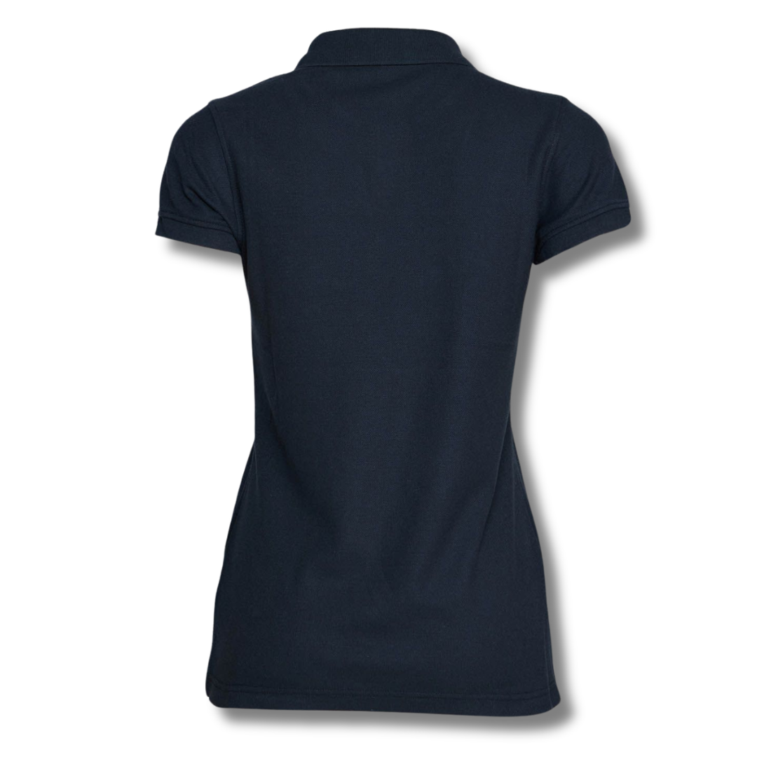 POLERA PIQUE DAMA AZUL MARINO M/C