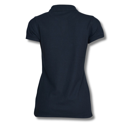 POLERA PIQUE DAMA AZUL MARINO M/C
