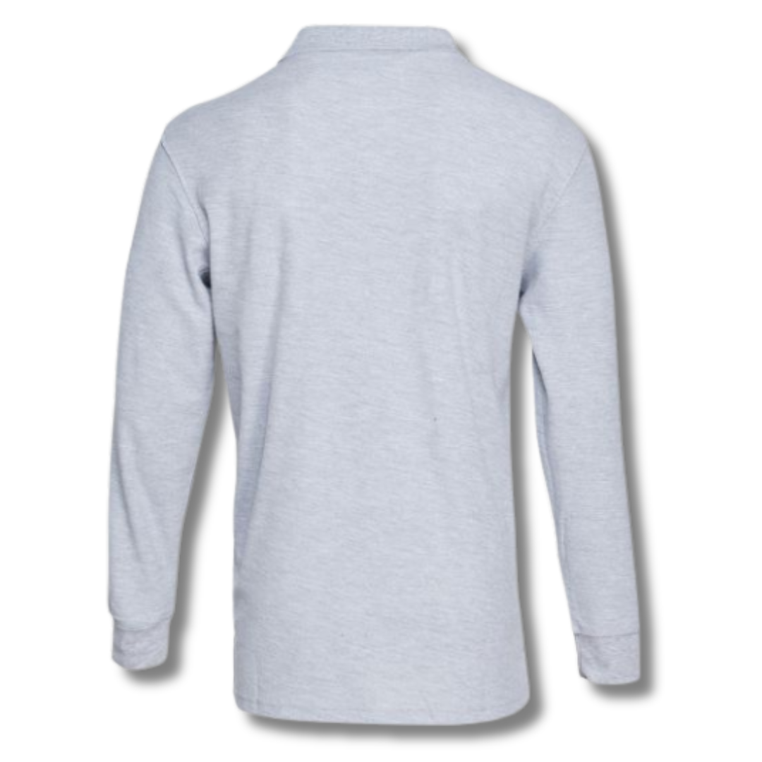 POLERA PIQUE VARÓN GRIS M/L