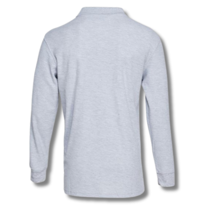 POLERA PIQUE VARÓN GRIS M/L
