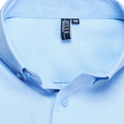 CAMISA OXFORD CELESTE