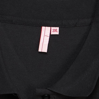 POLERA PIQUE DAMA NEGRA M/C