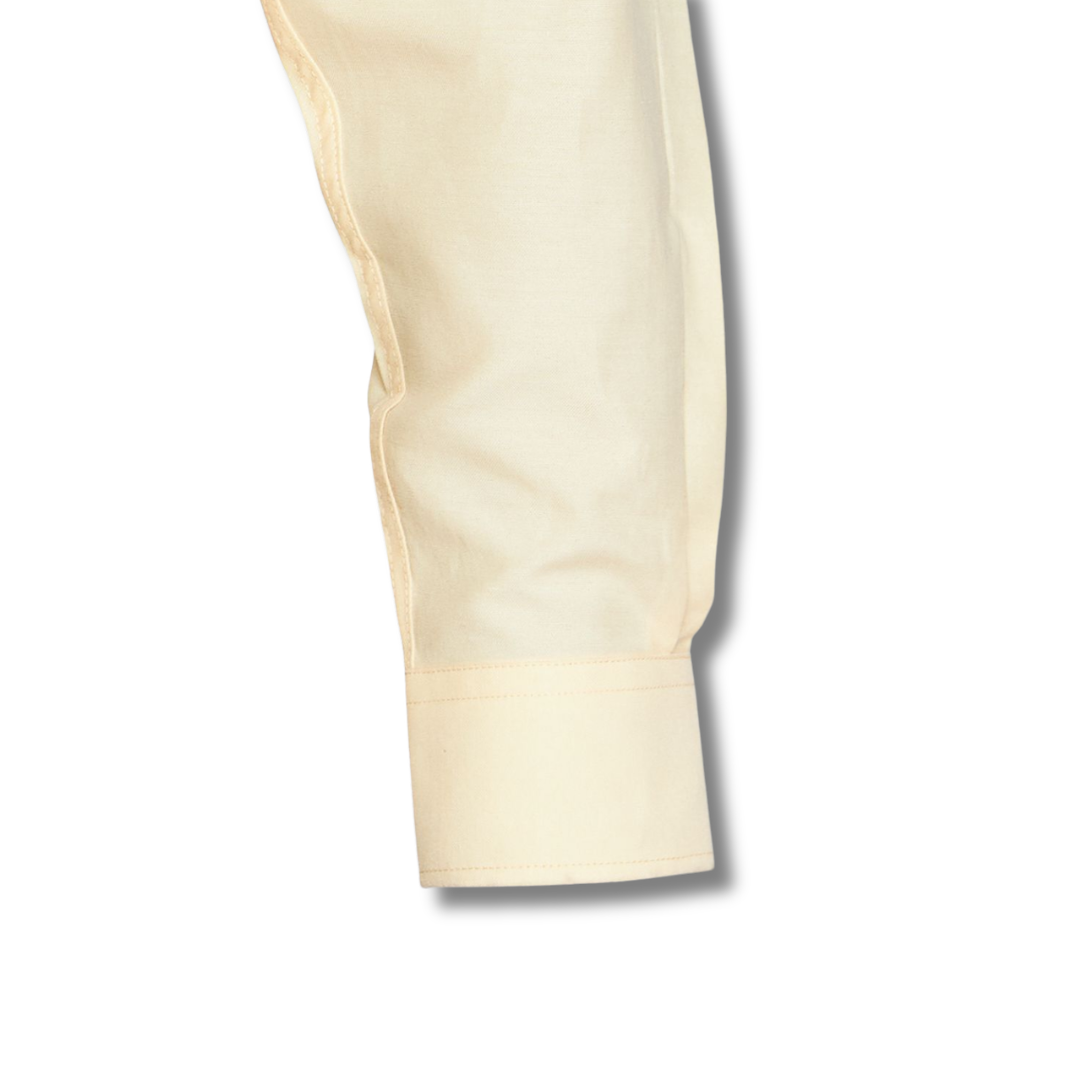 BLUSA OXFORD AMARILLO BARQUILLO