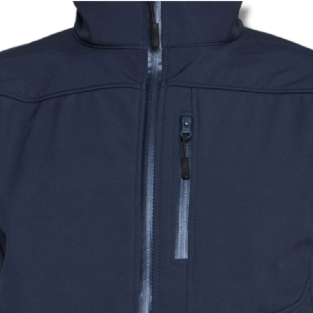 CASACA SOFTSHELL HOMBRE AZUL