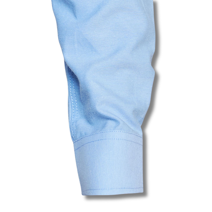 CAMISA OXFORD CELESTE