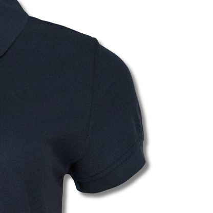 POLERA PIQUE DAMA AZUL MARINO M/C