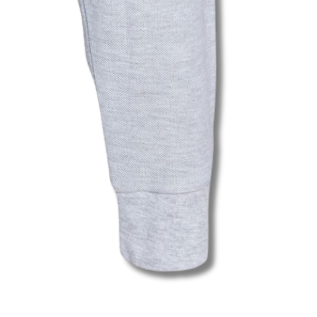POLERA PIQUE VARÓN GRIS M/L